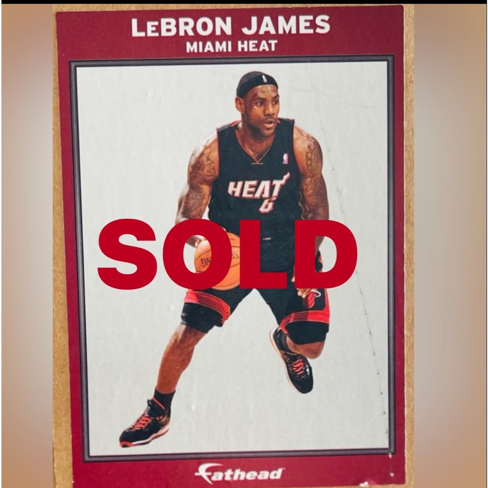 FatHeads LeBron James (Heats) Life Size Decal
